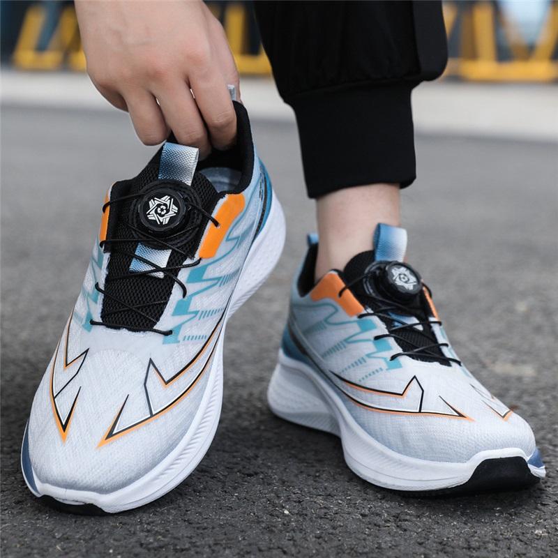 Men's sports running shoes, summer breathable shoes, men's lightweight and comfortable leisure outdoor travel shoes