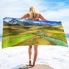 Seaworld Print Microfiber Towel for Beach Travel Bath Extra Large Blanket Towel Oversized Sand Proof Great for Swim Yoga Sports