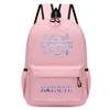 60123-8 Mochila Unissex para Meninos e Meninas KATSEYE Estampada Mochila de Estudante Escolar Impermeável Leve