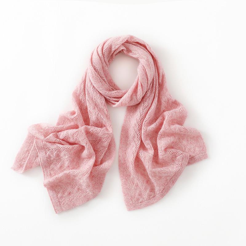 Cashmere Cable Knit Women's Scarf: High-End, Warm, Spring Fashion