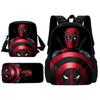 School Bag Three-Piece Set Large Capacity Student School Bag Children'S Backpack Satchel Pencil Case