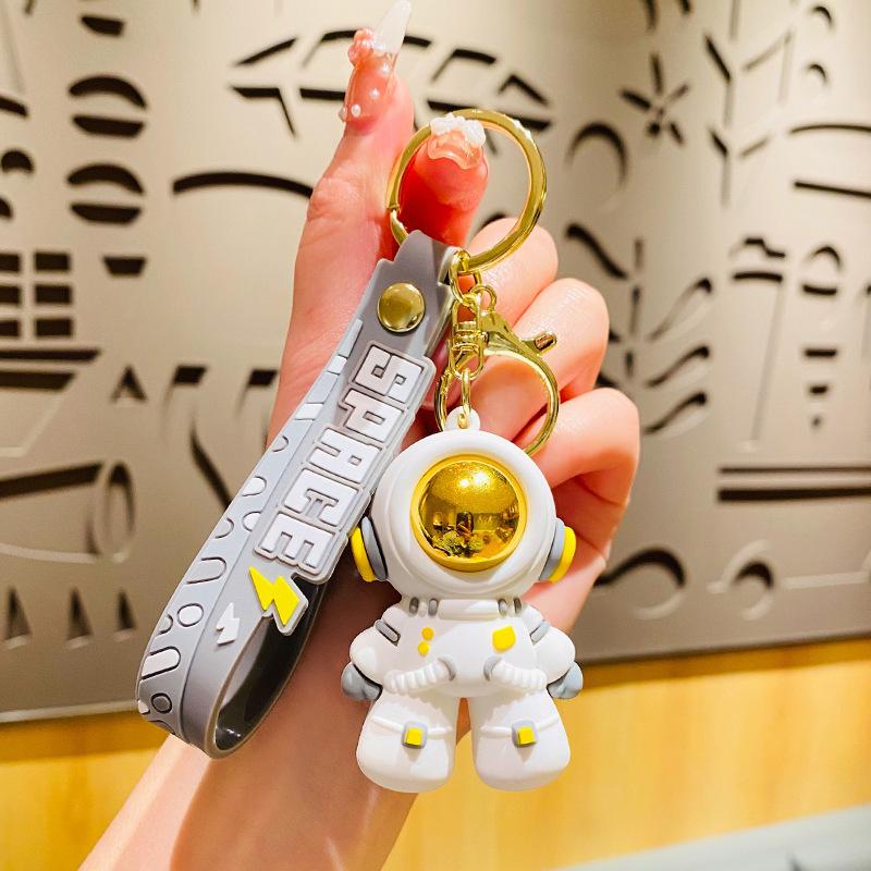 Cartoon Cool Astronaut Keychain Doll Backpack Car Pendant Creative Couple Gift