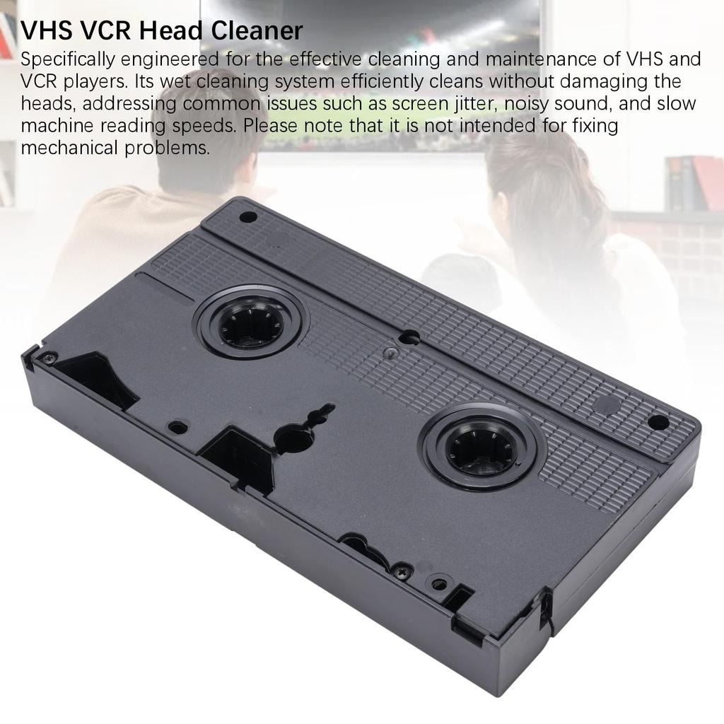 VHS Player Head Cleaner VCR Head Cleaner Wet Technology Reusable Safe Cleaning VHS Video Head Cleaner for VCR VHS Player