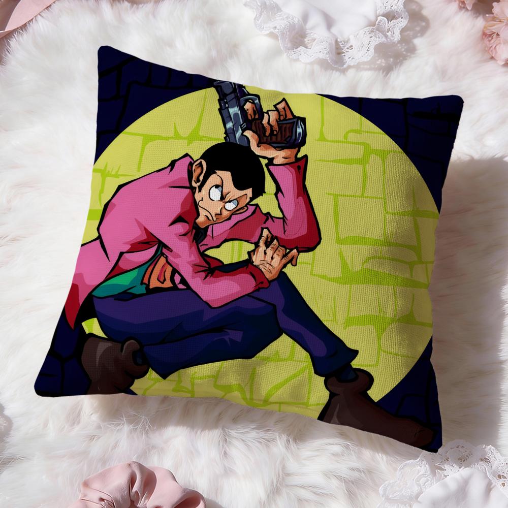 Lupin The ThirdS Cushion Cover Premium Comfort Reversible Pillow Cove -Two in One Design for Any Room & Car Interior