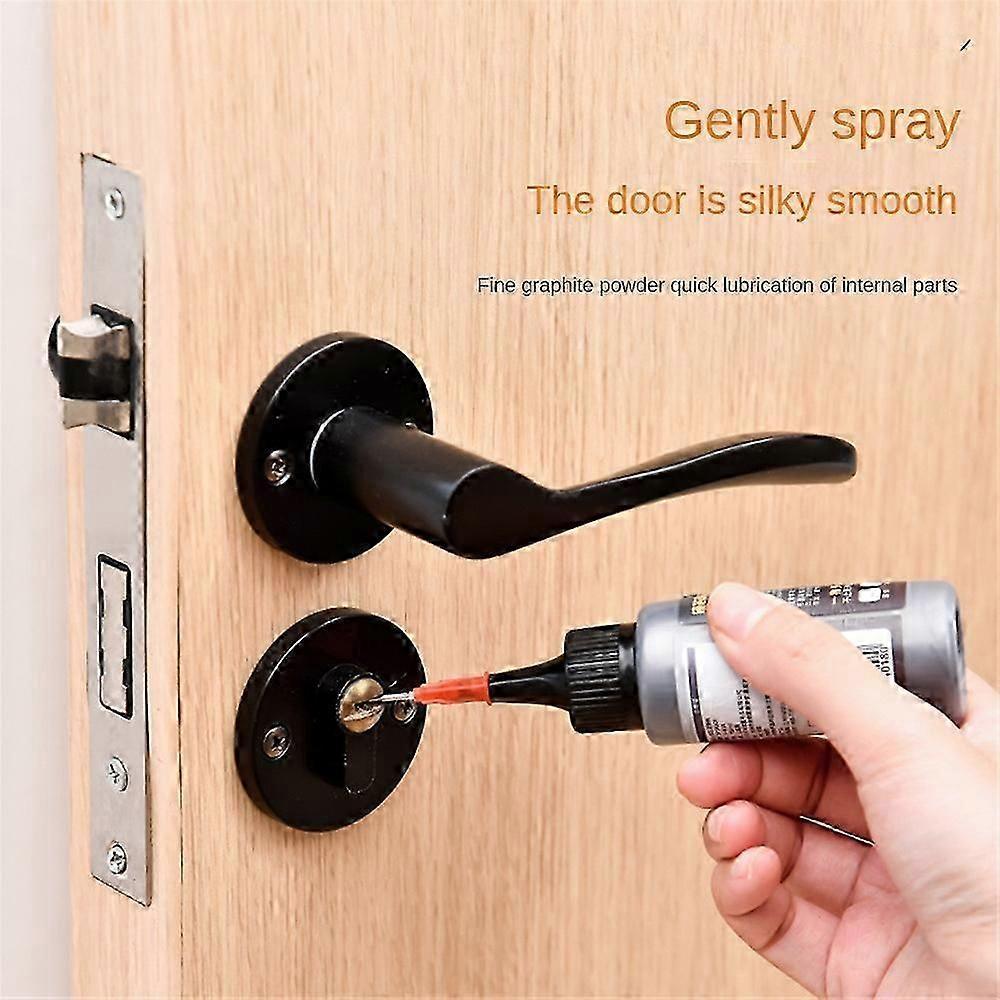 Long-lasting Graphite Lubricant for Door Locks - 2 Pack 50ml