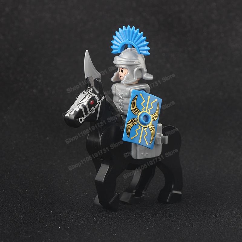 Medieval Knight Serie Figures Building Blocks Warrior Soldiers Guards Lion Heart Hospital Teutonic Knight Battle Pastor Kid Gift