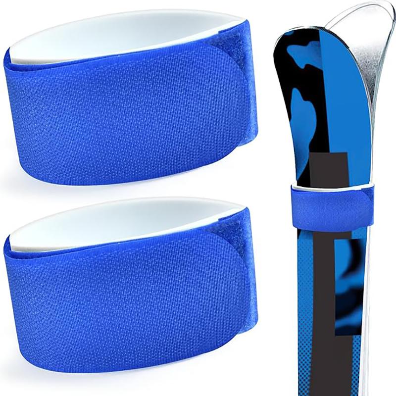 2 Stück Verstellbare Snowboard-Nylonriemen Ski-Wickelriemen Transportieren Sie Ihre Ski Snowboard-Befestigungen Snowboard-Bindungsriemen