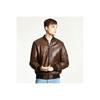 Mens Coat Fitkole Plus Size Genuine Leather Men's Coat 5xl 6xl