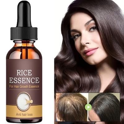 Rice Fermented Hair Growth Oil Essence Hair Oils Growth Serum Rich Nourishing Ingredients Promotes Thicker Stronger