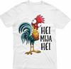 Funny Rooster Graphic Tee, HEI MIJA HEI Cultura Humor Shirt