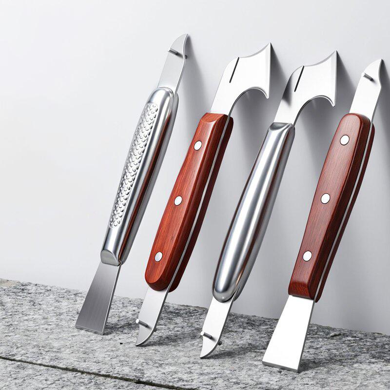 Professional Tile Gap Repair Hook Knife Stainless Steel Ceramic Tile Gap Cleaner Scraper Floor Nail Pullers Motorcycle Hand Tool