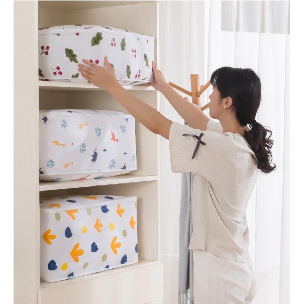 Home Clothes Organizer Dust-proof Seasonal Quilt Buggy Bag