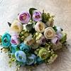 Artificial Wedding Bouquet: Rose & Chrysanthemum Ornament