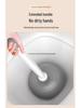 Wall-Mounted Toilet Brush & Plunger Set - No Dead Angle Cleaning for Household Bathrooms
