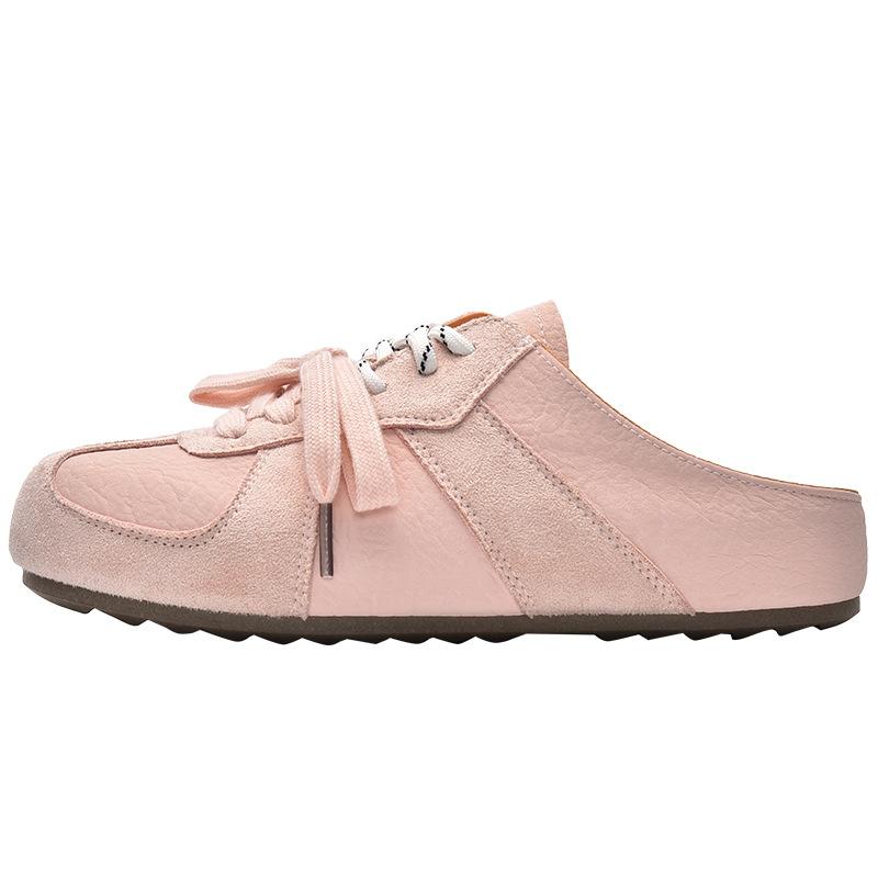 Summer New Thick-soled Half-slippers Women's One-pedal Bag Head Slippers 3752