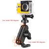Metal Motorcycle Camera Holder Mount Clip M10/Y-type/Handle Bar Mount Clip Bracket Stable and Secure Recording Solution