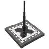 VidaXL Parasol Base Black and White Square 12 Kg 362224