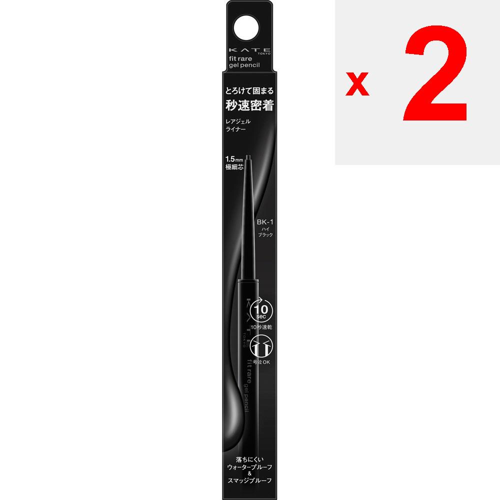 Kanebo Kate Kate Rare Fit Gel Pencil N BK-1 0.08g Eye Makeup Eyeliner The Lead Will Not Return Once It Has Been Ejected. Please Advance the