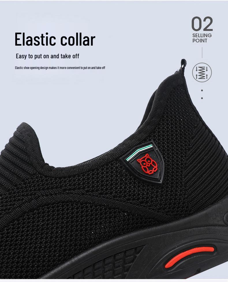 2024 Men's Lightweight Mesh Round Toe Casual Low-Top Sneakers - Comfortable, Stylish Sports Shoes