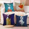 Landscape Game MMonument Valley Pillow Case DoubleSided Printing Short Plush Sofa Cushion Cover Bedroom Bedside Pillow
