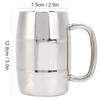 Stainless Steel Beer Mug Double Walled Travel Tumbler Cup Insulated Coffee Mug  For Travel