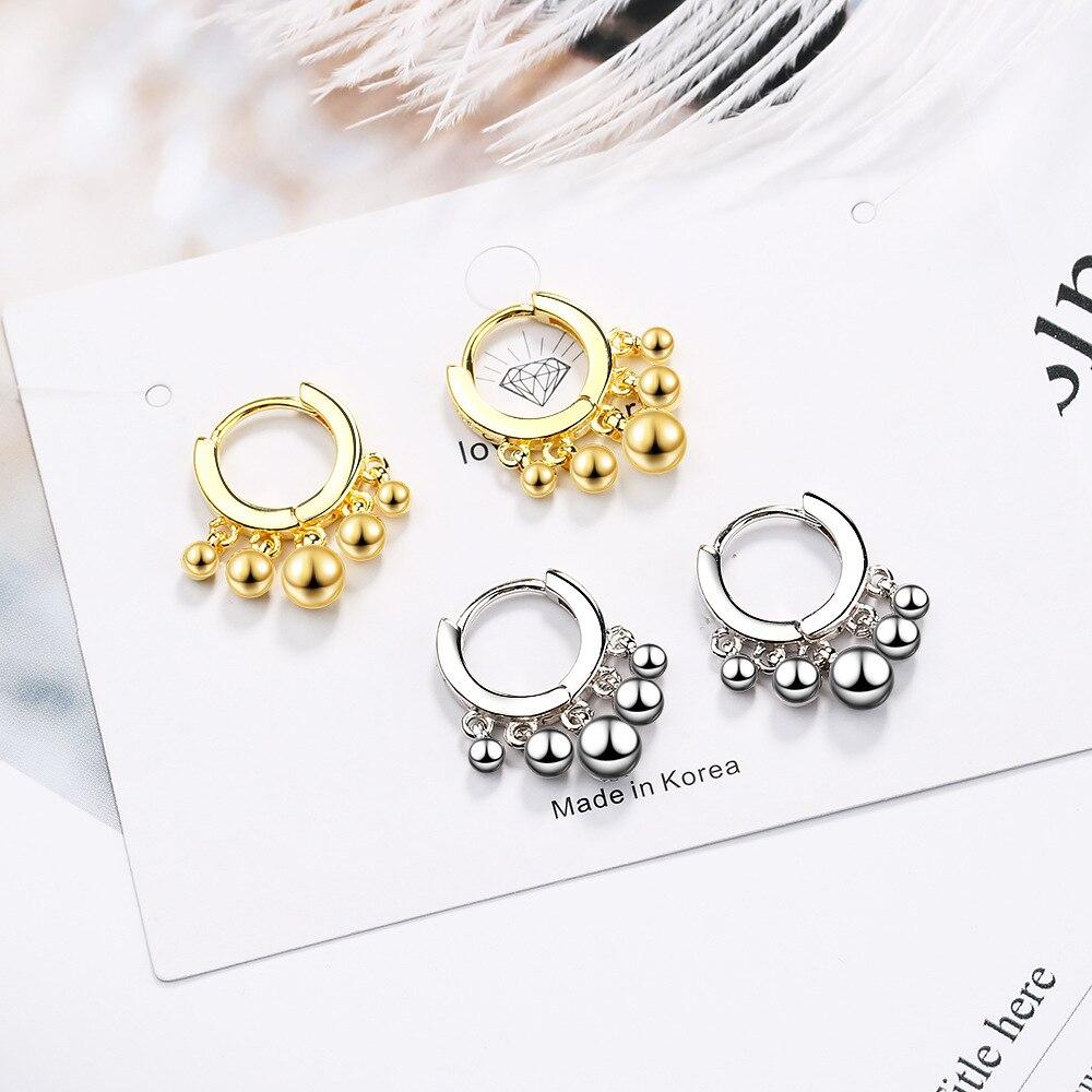 Tassel Round Bead Stud Earrings For Women Fashion Earrings Oorbellen 2021 New Trendy Eh1178