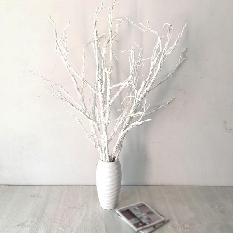 1pcs Interior Living Room Deadwood Fake Dry Vine Plant Artificial Tree Branch Peacock Coral Branches Wedding Home Decor