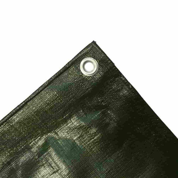 Bâche de Protection 5x6m Verte 210g/m² (30m²) - Étanche et Résistante