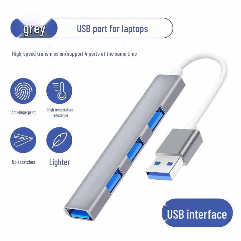 USB-C Multi-Port Docking Station with 4 HDMI and USB Hub for Laptop and Mobile Phones