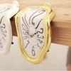 Creative Melting Clock Time Flow Desk Clock Decorative Twisted Clock