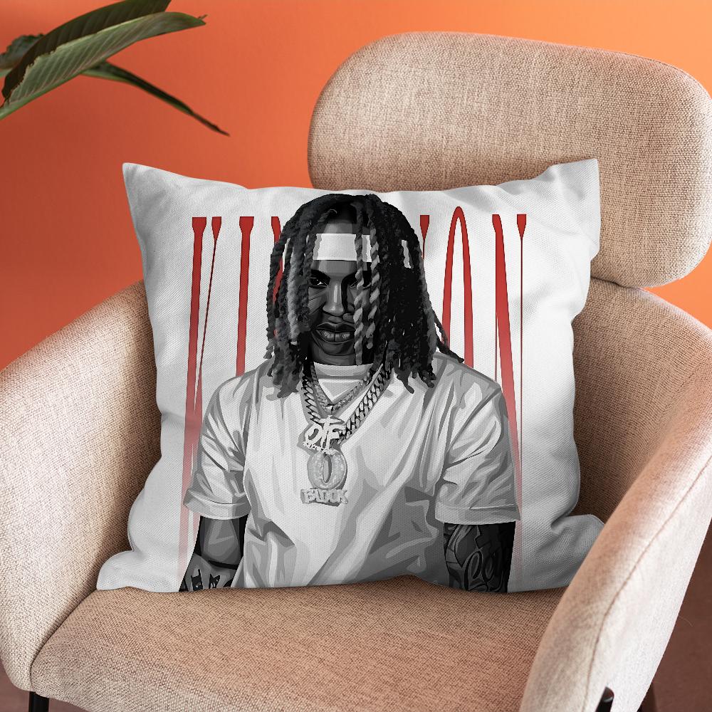 Rapper K-King V-Vons Pillow Case Soft Cushion Cases for Farmhouse Sofa Decor Home Decorations and Protector Pillow Case