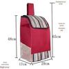 Waterproof Oxford Cloth Shopping Cart Bag – Thickened, Portable, and Durable Handcart Bag