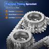 ECCPP Timing Chain Kit Fits for Nissan 1995-1997 Pickup 90-94 D21 90-92 Stanza 1990 Axxes 89-90 240SX 2.4L 2389CC l4 GAS SOHC, w/Timing Chains Crank