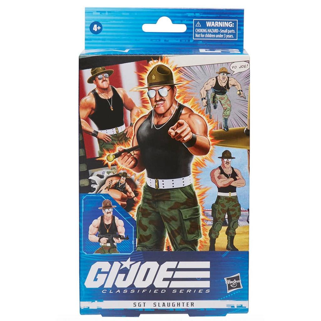 G.I. Joe Classified Series 6-inch SGT. Slaughter Action Figure, Multicolor (HSF4555) 6-inch