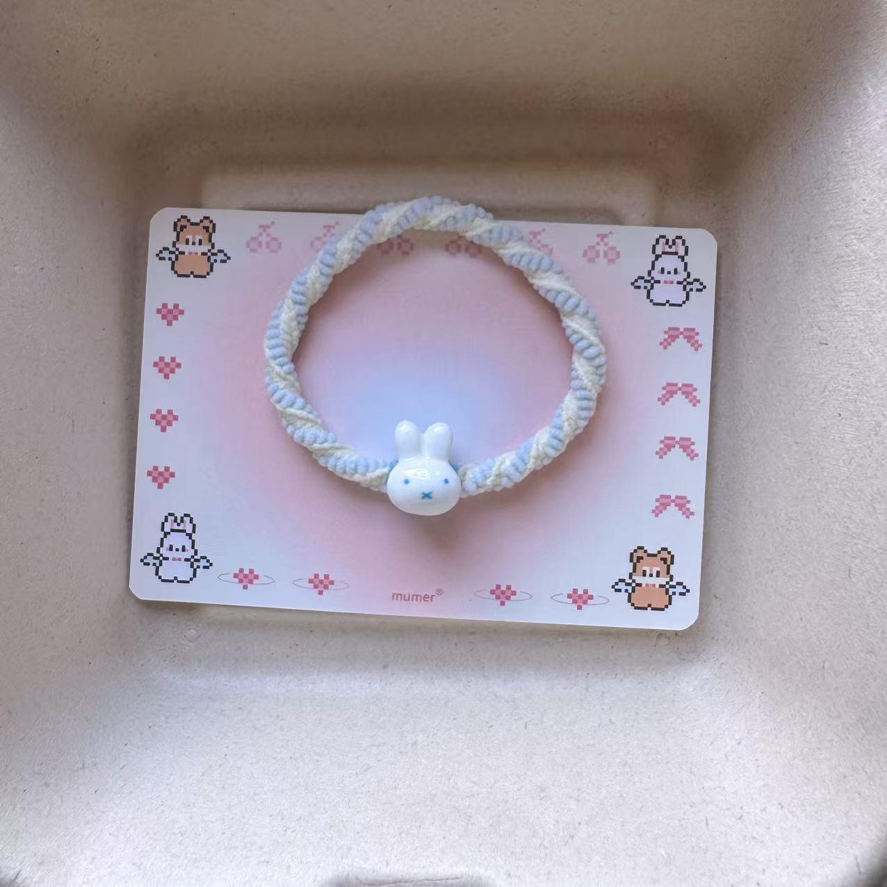 Милые резинки для волос макарон с Миффи для студентов и пар