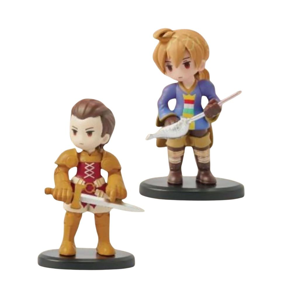 Final Fantasy Tactics Miniature Figure Collection Vol.1 Swordsman Ramza Beoulve Knight Delita Hyral 2-Piece Set