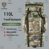 Huoyuanbing 110L Waterproof Camouflage Outdoor Backpack