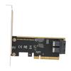 PCIE X8 to U.2 Adapter Card Dual Port SFF 8643 Mini SAS HD 36Pin PCIE Adapter Card for Conventional Desktop
