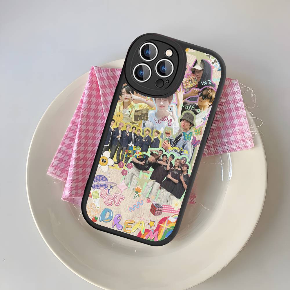 Band N-NCT MUSIC Phone Case For IPhone 16 15 14 13 12 11 Pro Max Plus Leather Soft Cover iphone 13pro
