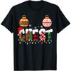 Funny Couples Christmas Chestnuts Adult Matching T-Shirt Xmas Costumes for Couples His and Her Girlfriends Boyfriends