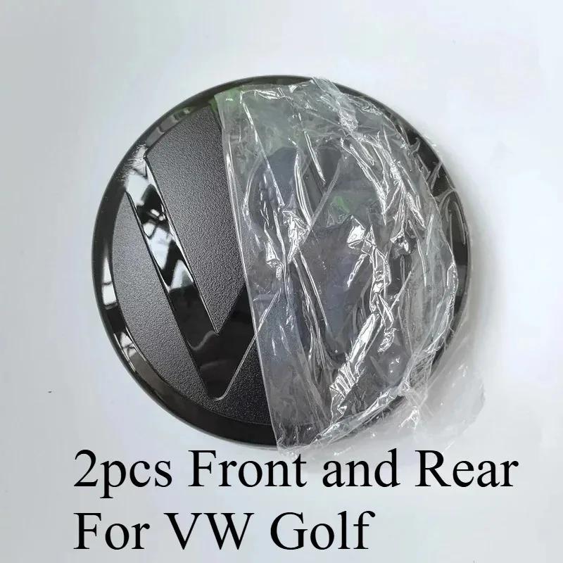 Nuovi per VW VOLKSWAGEN Nuovi Emblemi 2pz Emblema Anteriore e Posteriore Per VW Golf 6/Golf 7/Golf 7.5/Golf 8 Non Inficia ACC Modif