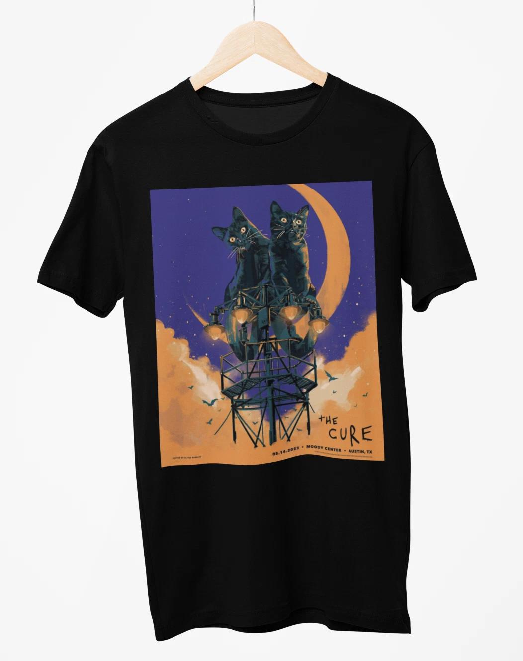 The Cure Austin 2023 Gig Poster T-Shirt S