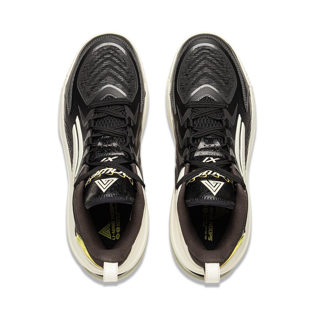Li Ning Air Strike 11 Cushioning Slip Resistant Lightweight Low Top Performance Basketball Shoes Men's Black Gray ABAU055-2