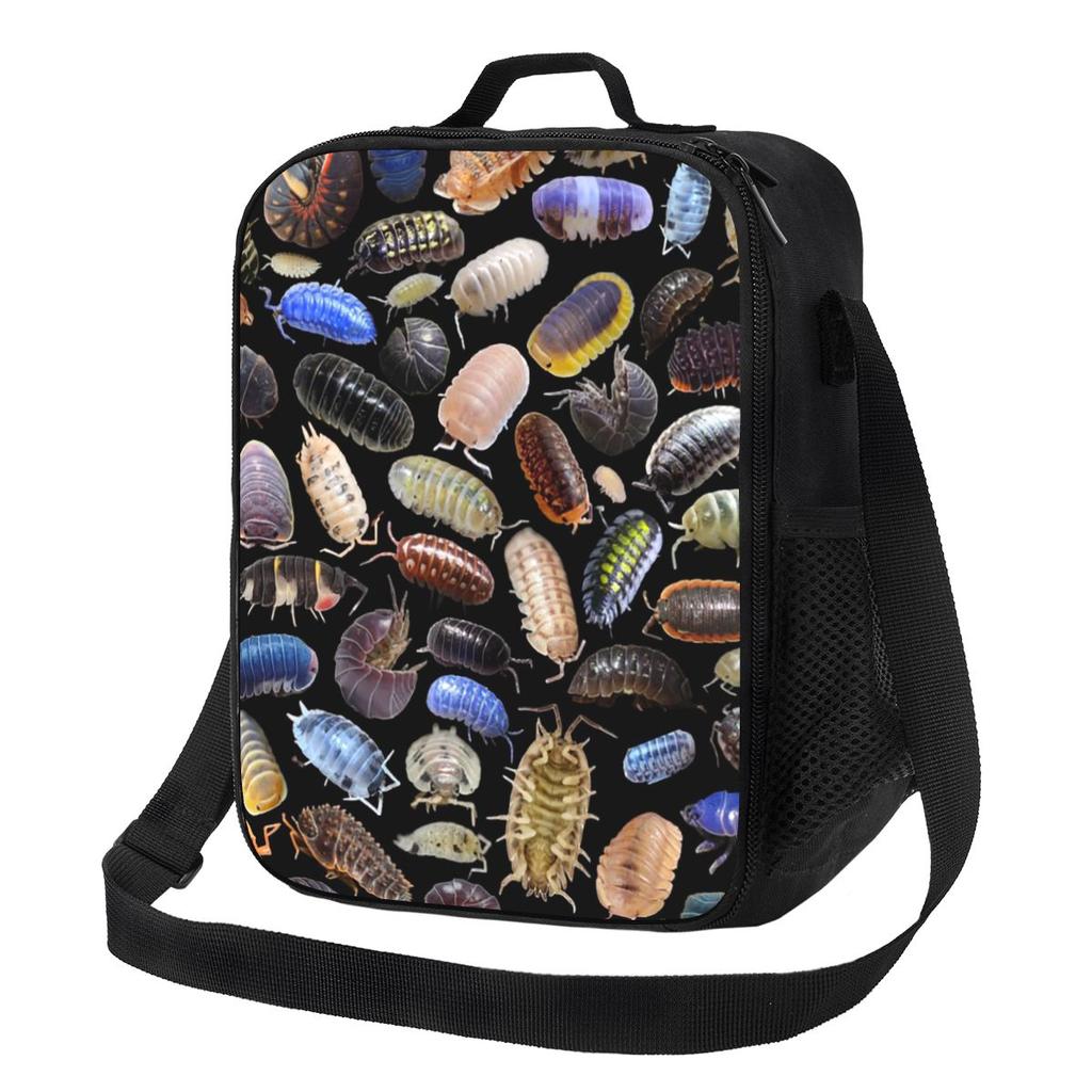Isopods Insect Animal Lunch Bags Insulated Bento Box Portable Lunch Tote Leakproof Picnic Bags Thermal Bag Woman Children School