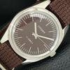 VINTAGE CITIZEN HAND-WINDING JAPAN 8270A MENS BROWN COLOR DIAL WATCH A706445-1
