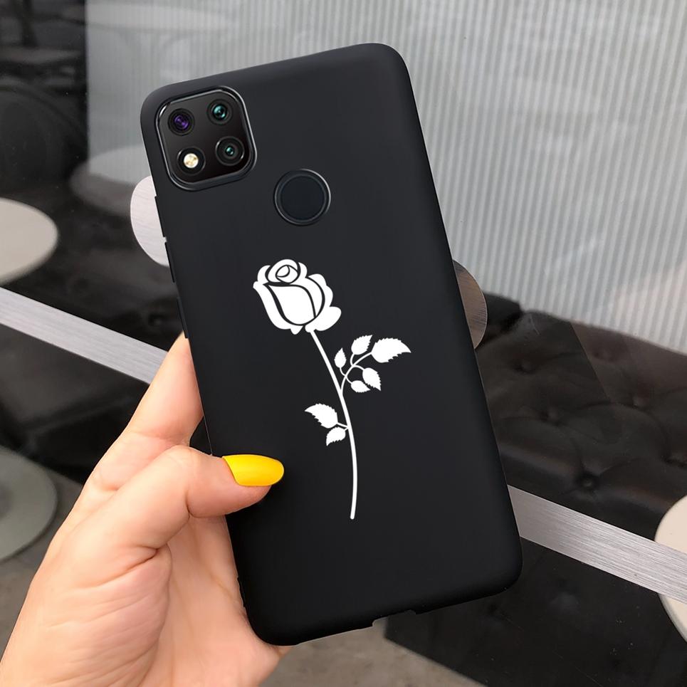 Couple Love Heart Phone Case For Xiaomi Redmi 9C Case Soft Touch Silicone Cover For Xiaomi Redmi 9C NFC 9 C Back Cover Capas