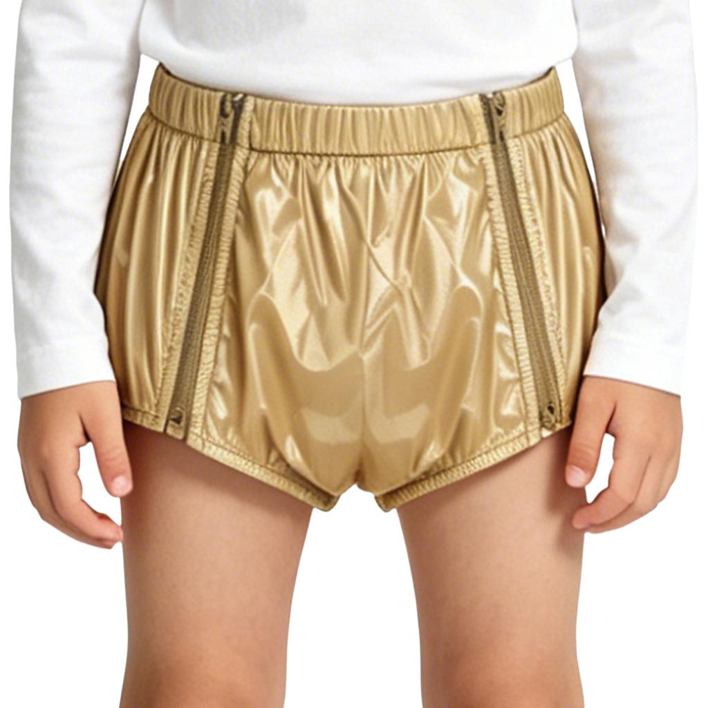 Unisex Kids Swim Diaper Cover Reusable Leakproof Water Resistant Elastic Waistband Zipper Briefs for Special Needs Pool Safety