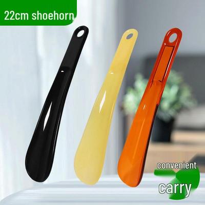 Trzykolorowa plastikowa łyżka do butów: Kompaktowy 22 cm, Stylowy i Kreatywny Design