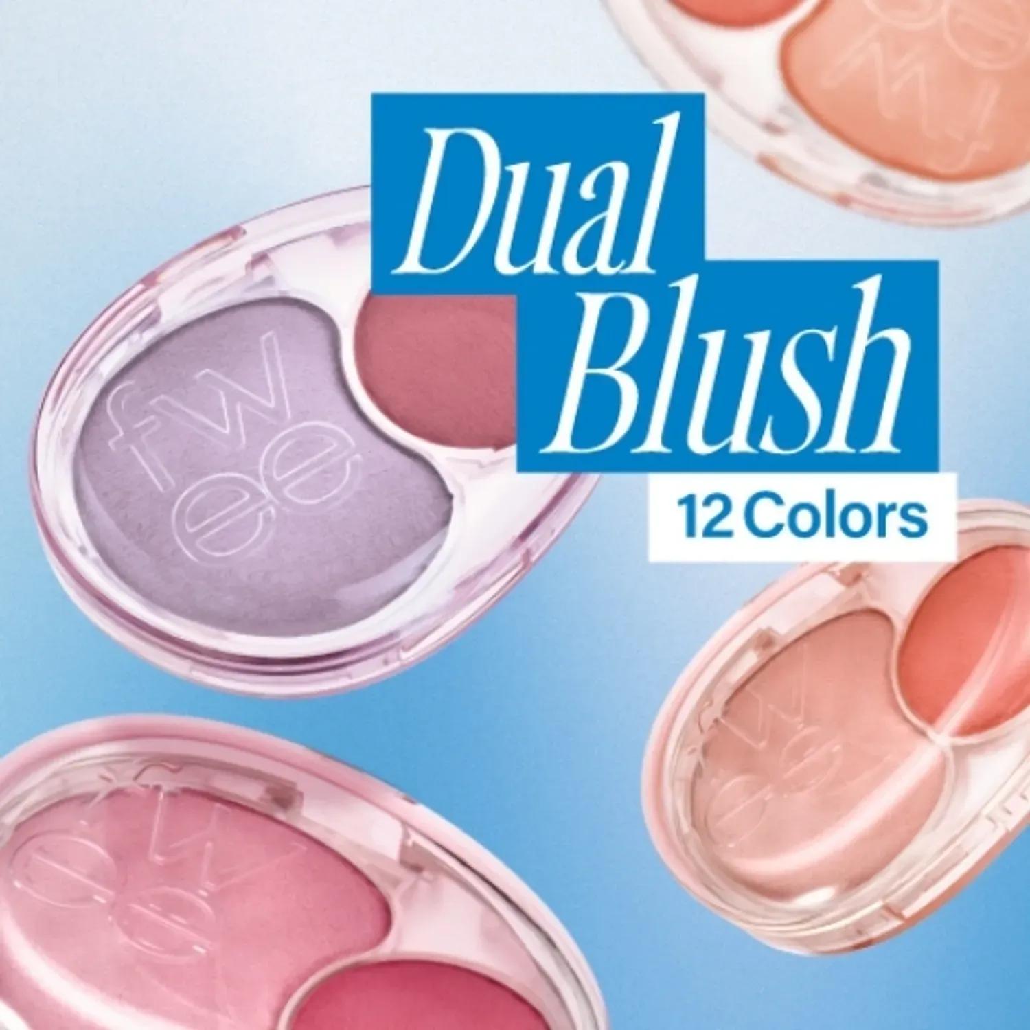 fwee Mellow Dual Blusher (12 Options) ND02 Down Tempo