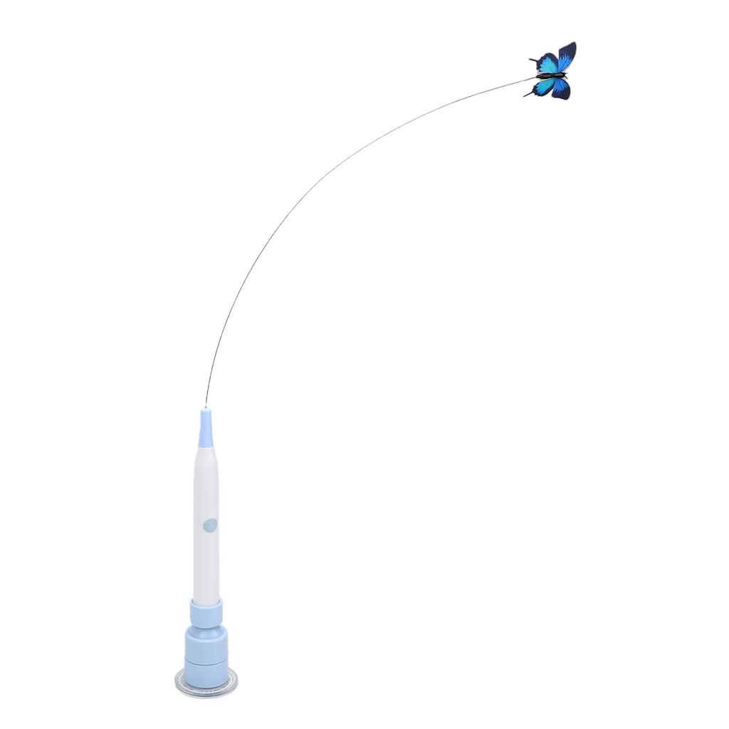 Automatic Cat Teaser Wand Toy Kitten Interactive Toy with Suction Cup for Bored Cats